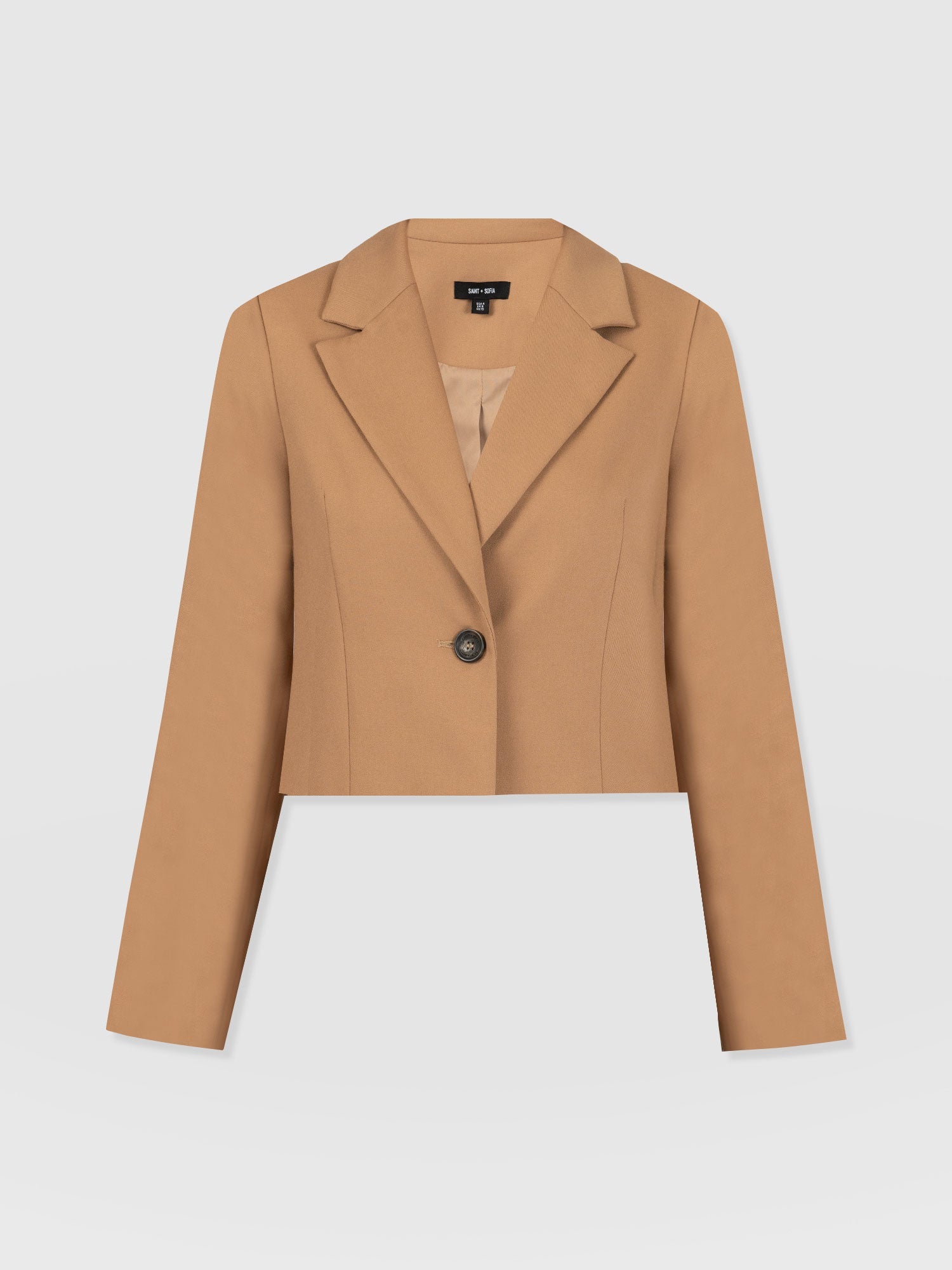 Astrid Crop Blazer - Camel