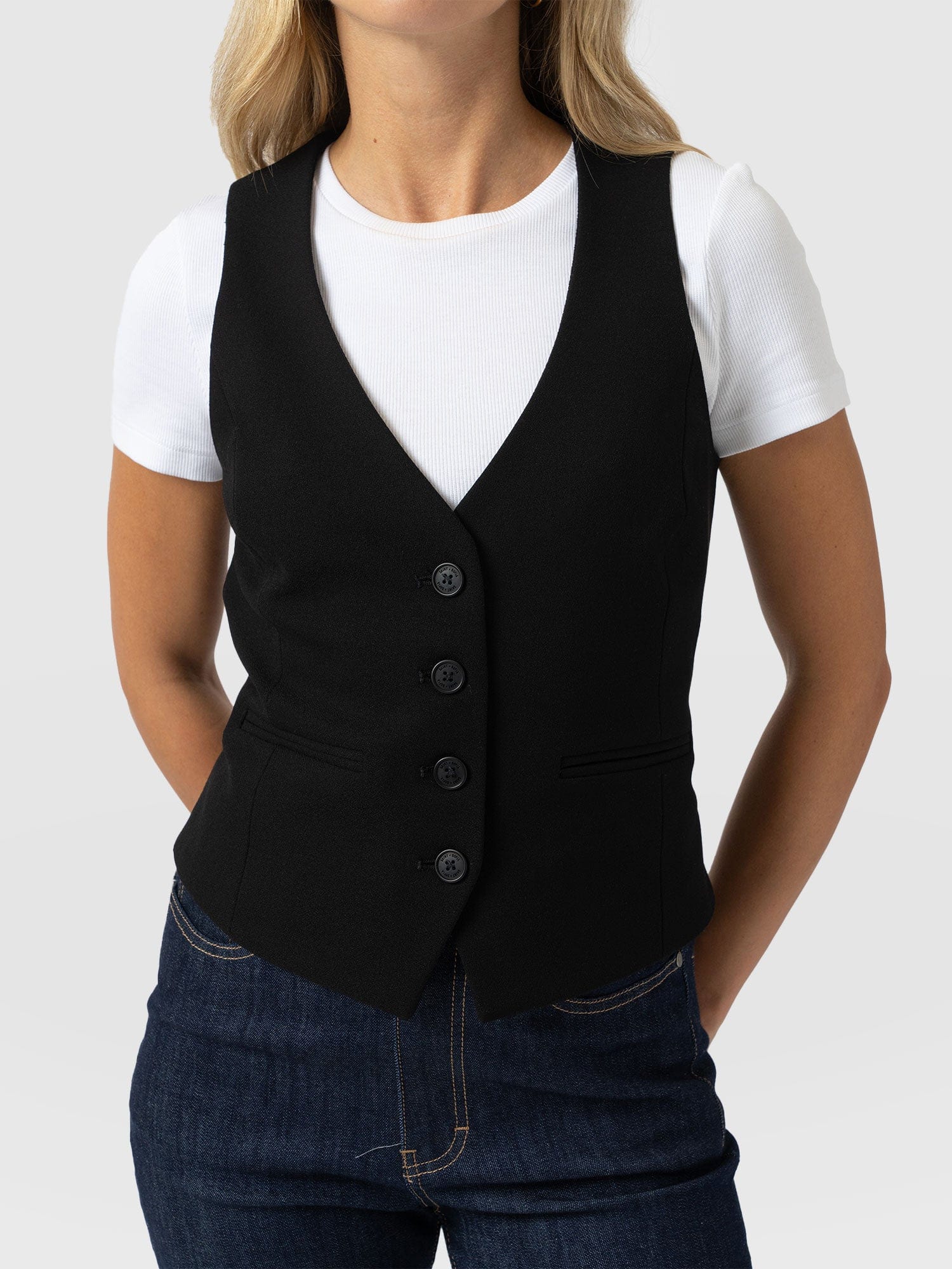 Astrid Waistcoat - Black