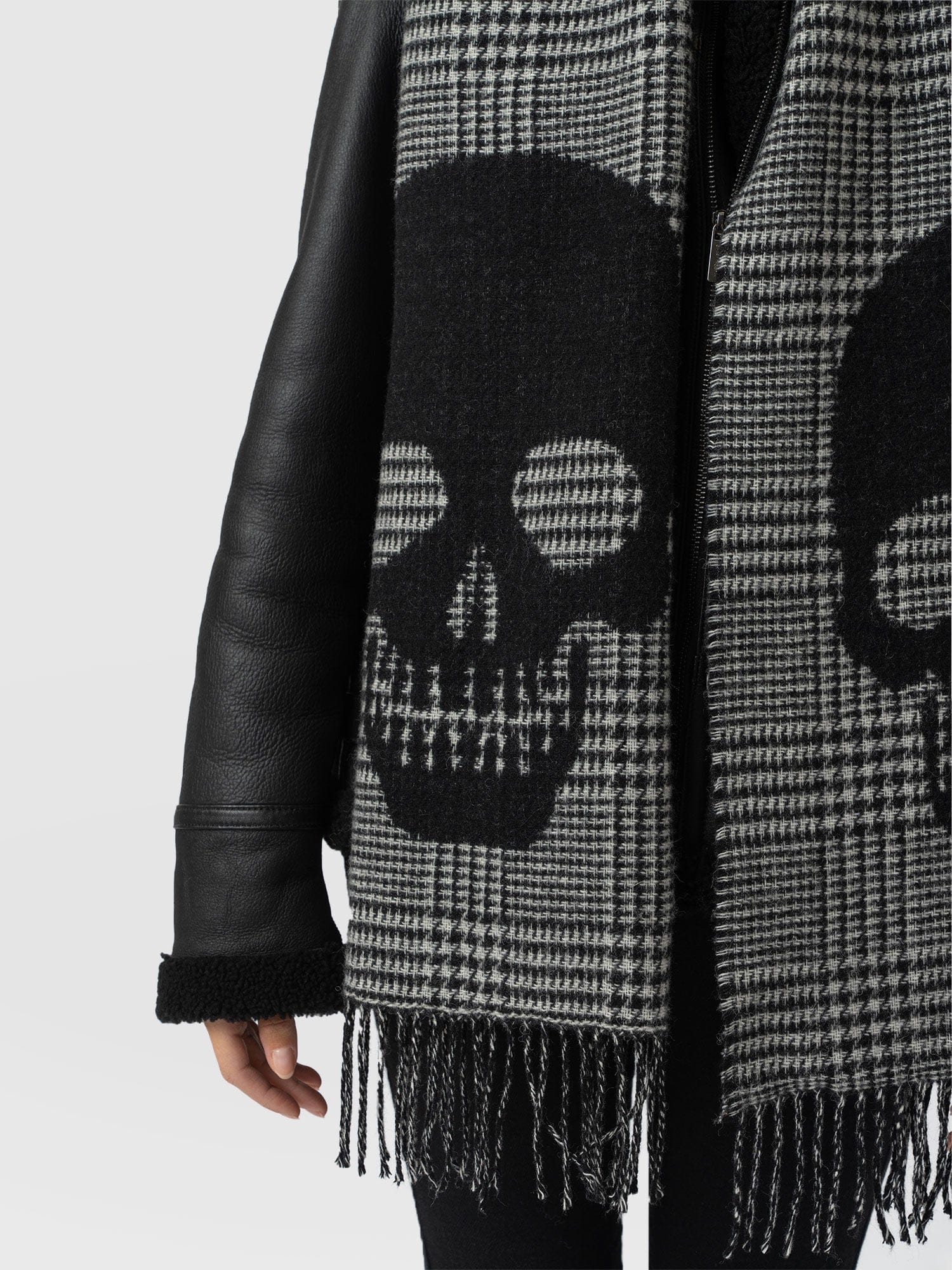 Blake Skull Scarf - Black