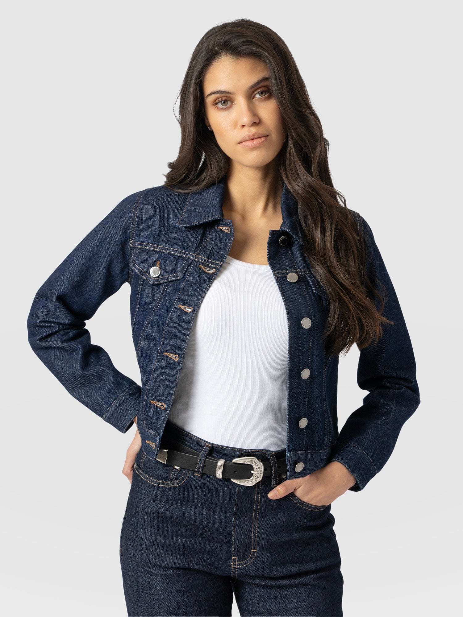 Bowie Denim Jacket - Indigo Blue