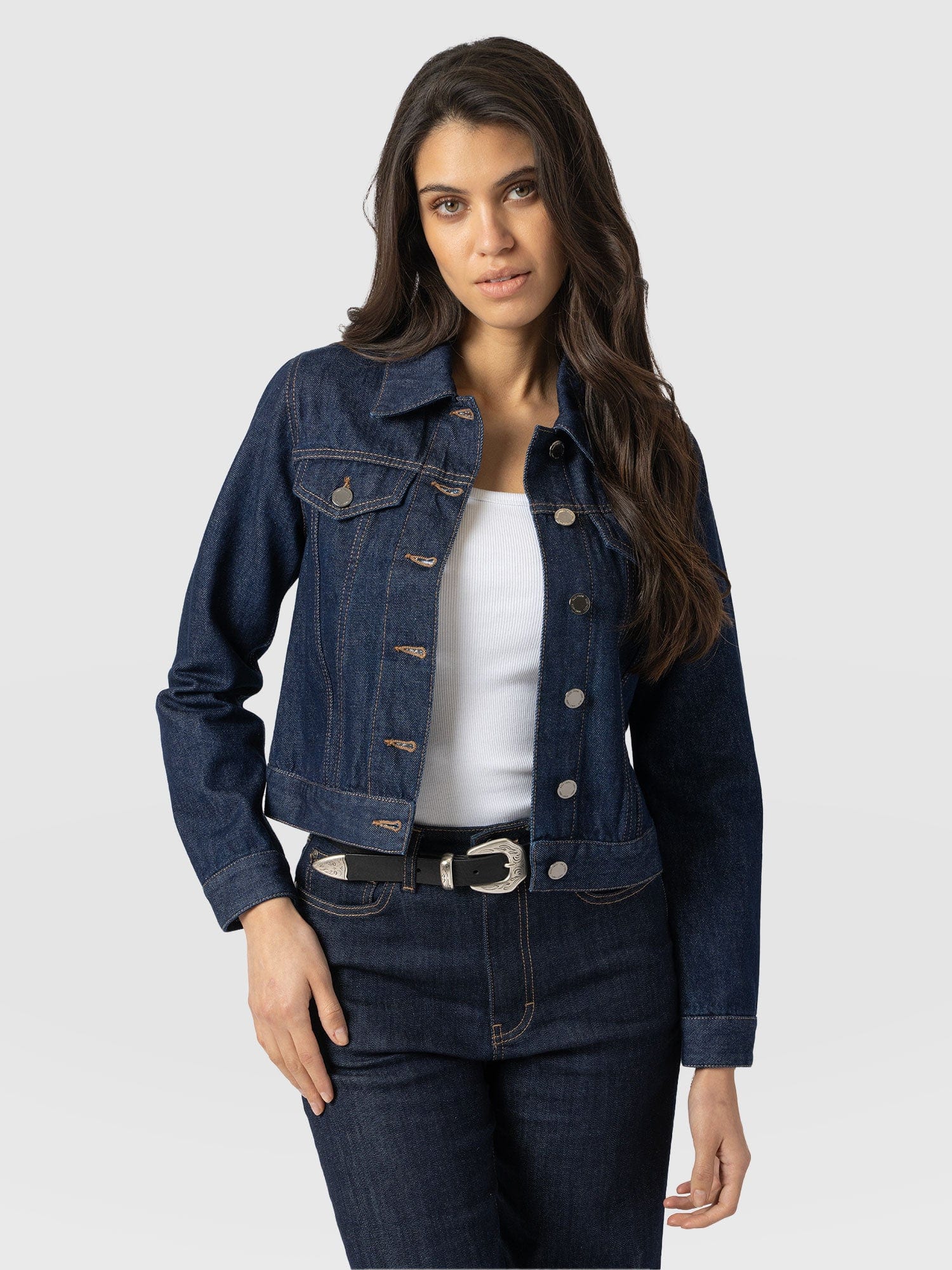 Bowie Denim Jacket - Indigo Blue