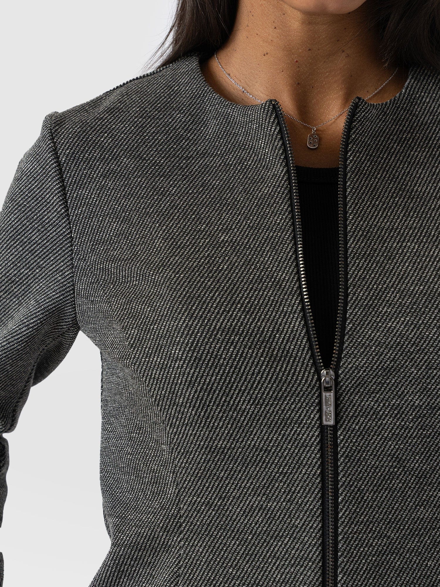 Florence Jacket - Grey Twill