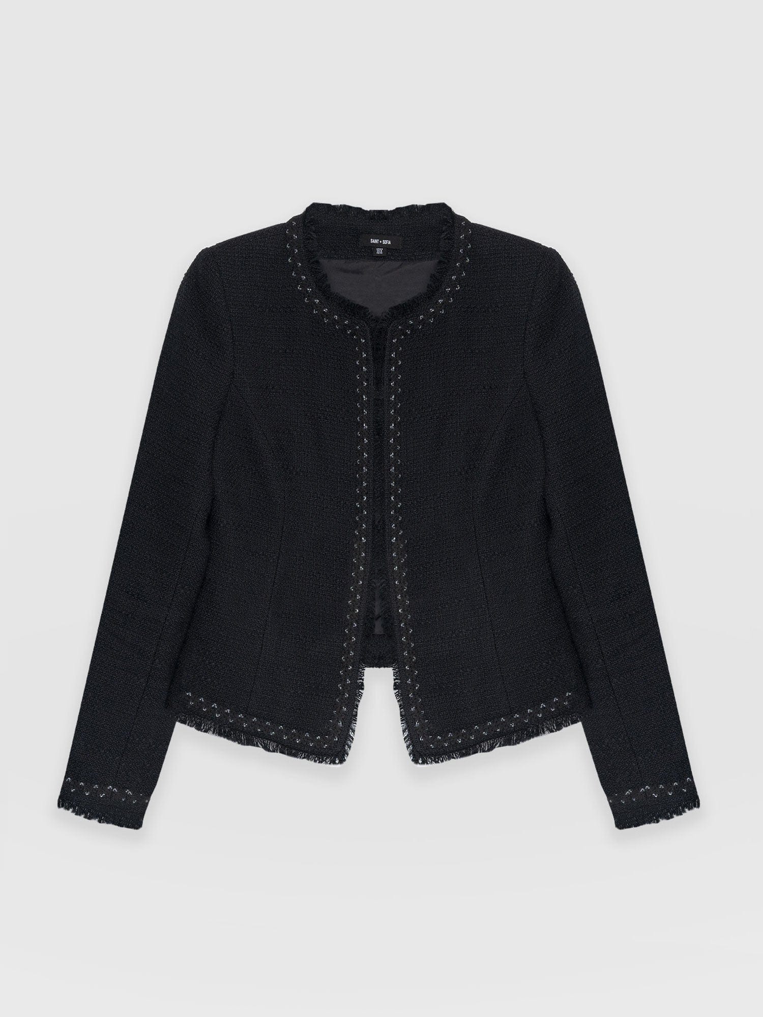 Rayner Jacket - Black Boucle