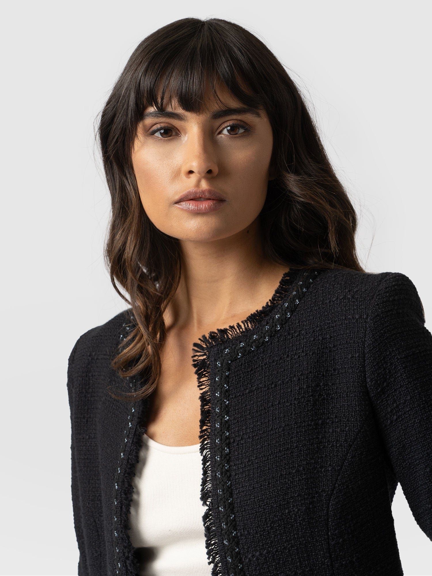 Rayner Jacket - Black Boucle
