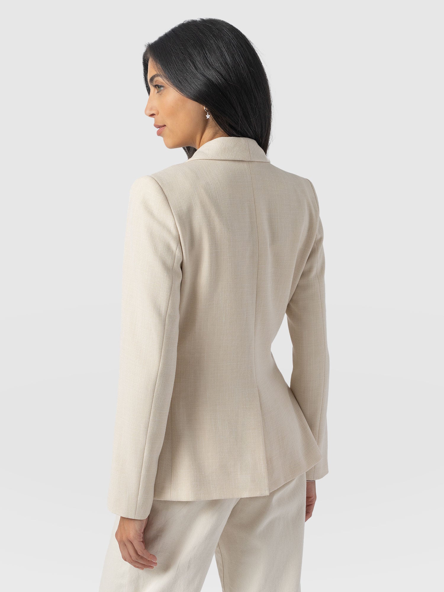 Argent Blazer - Cream