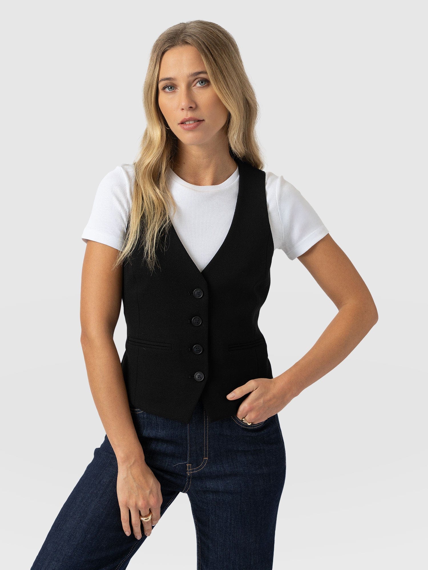 Astrid Waistcoat - Black