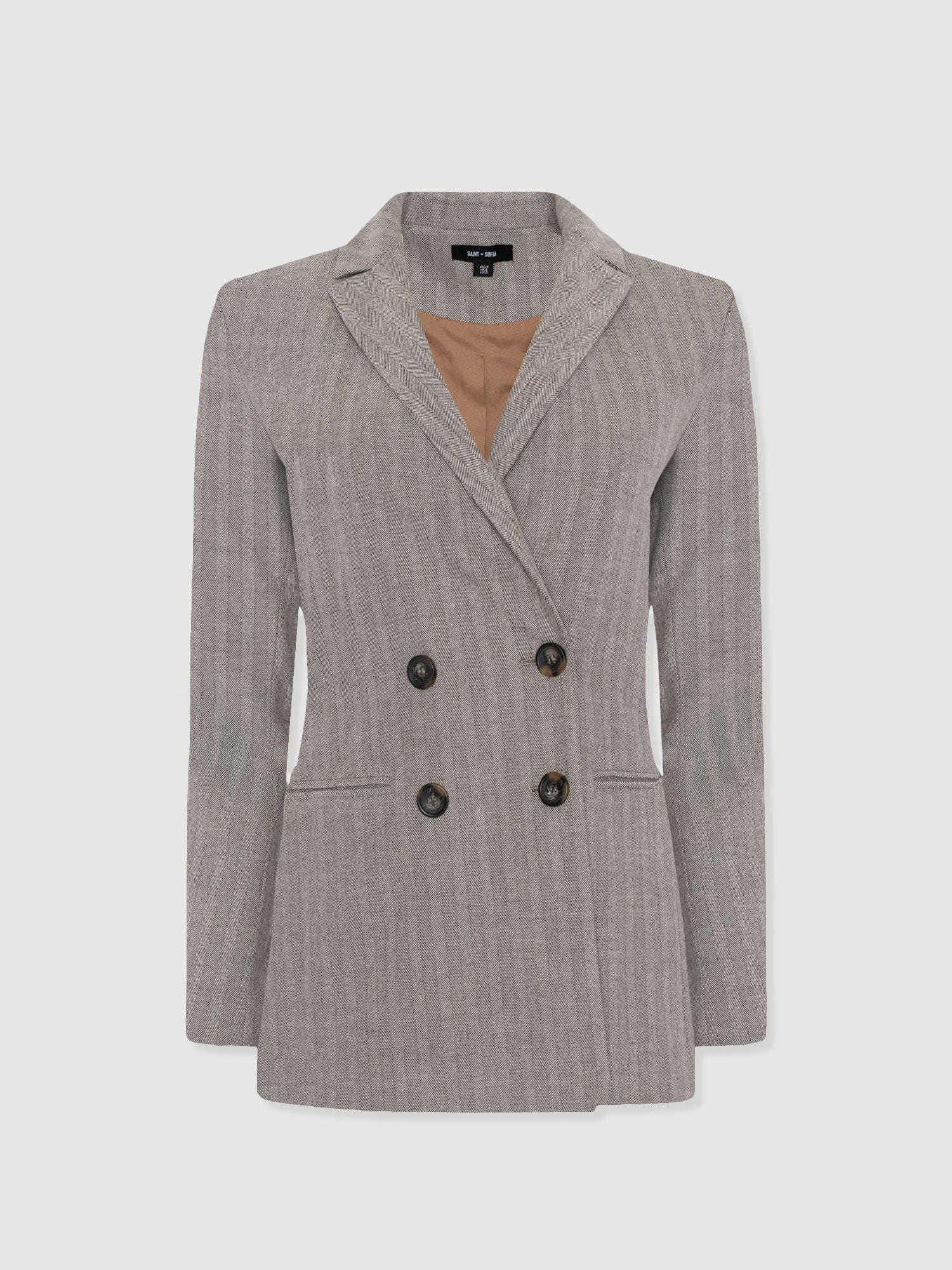 Cambridge Blazer - Brown Herringbone