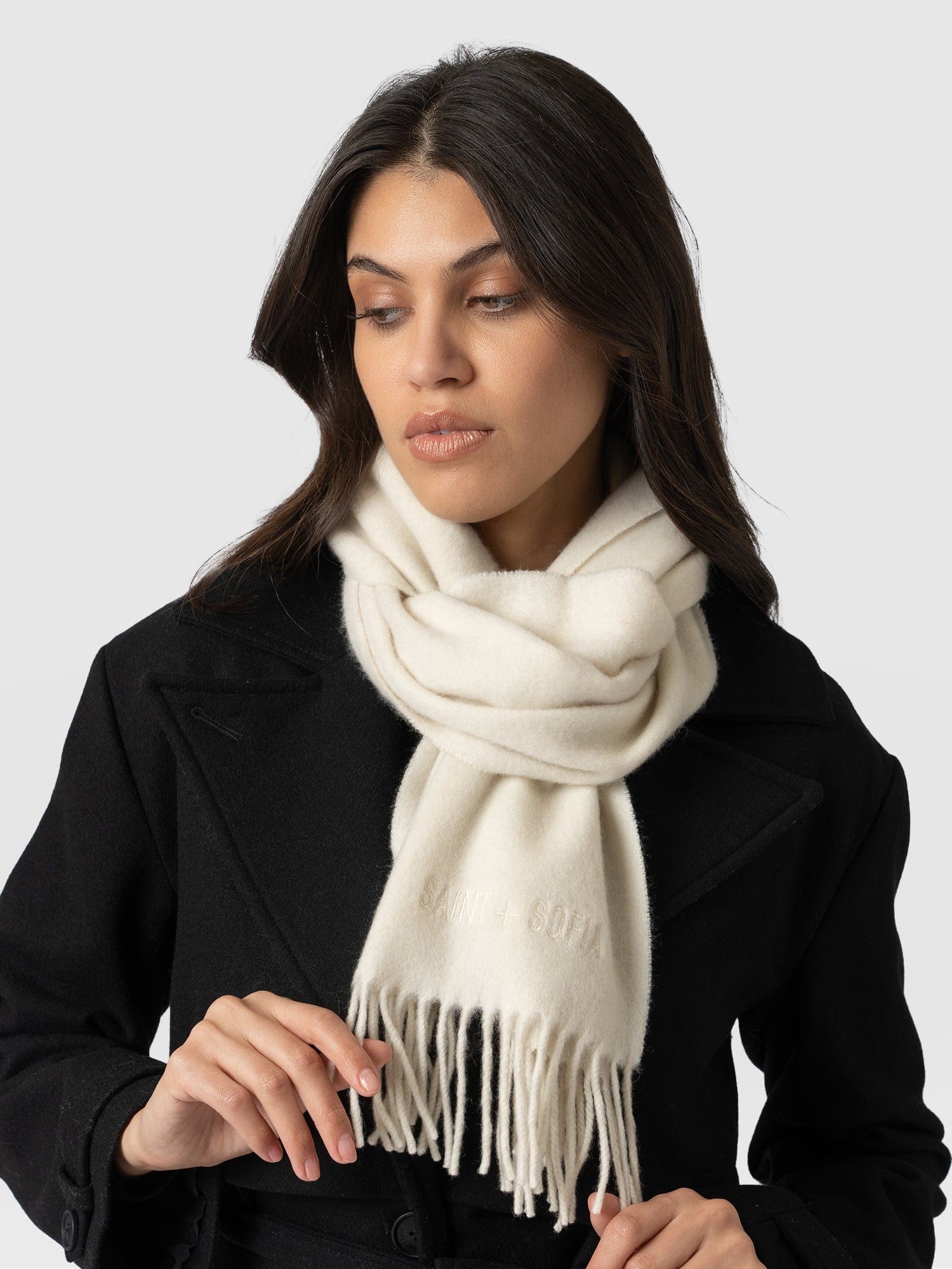 Cashmere Scarf - Cream