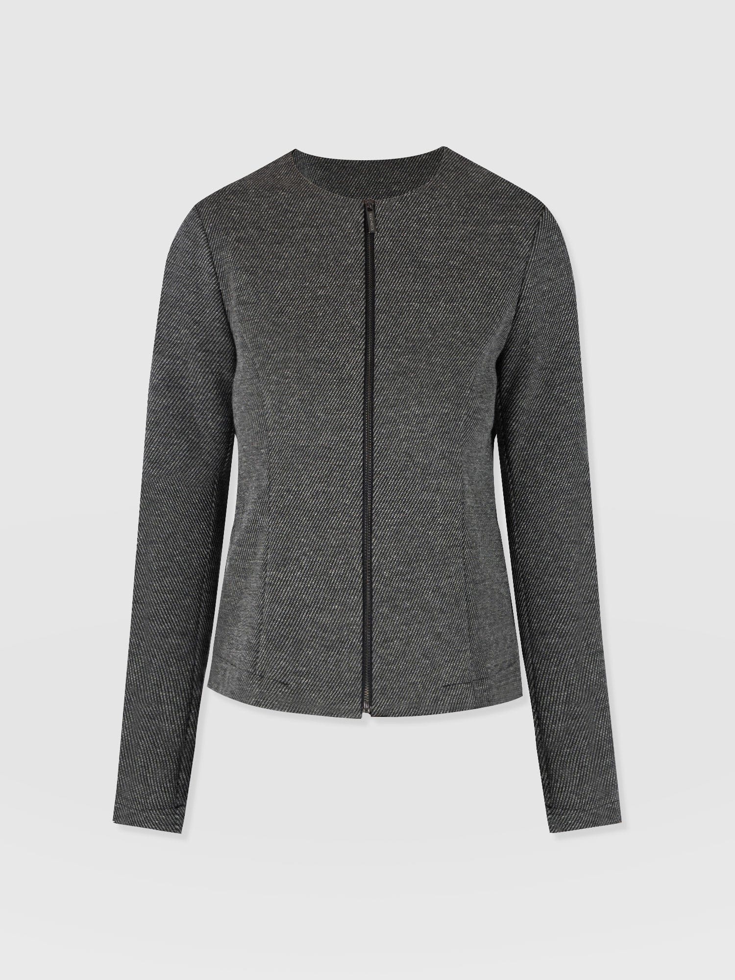 Florence Jacket - Grey Twill