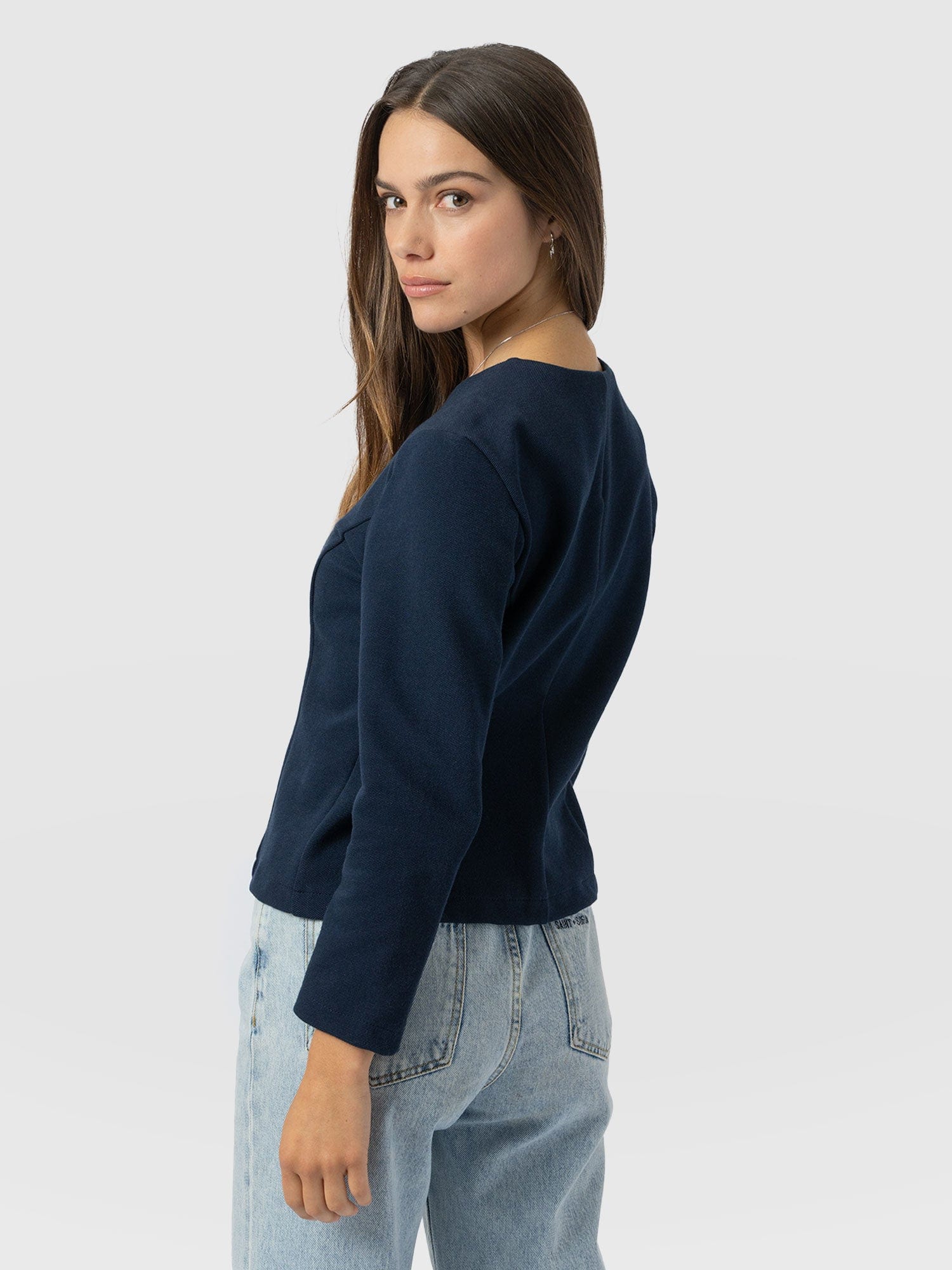 Florence Jacket - Navy Twill