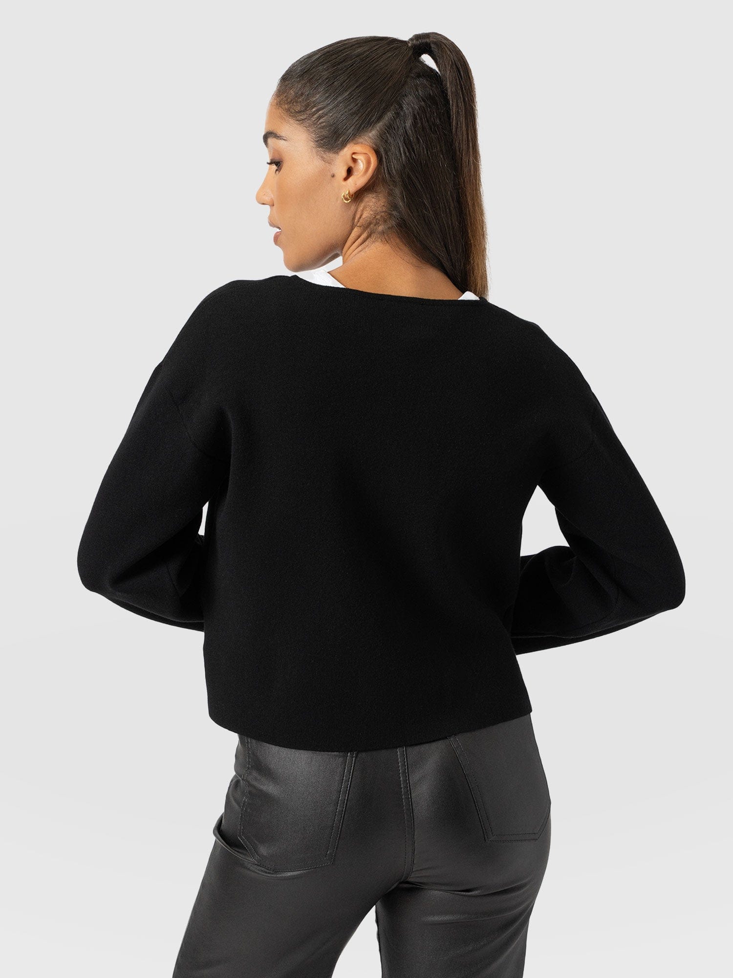 Maeva Knit Jacket - Black