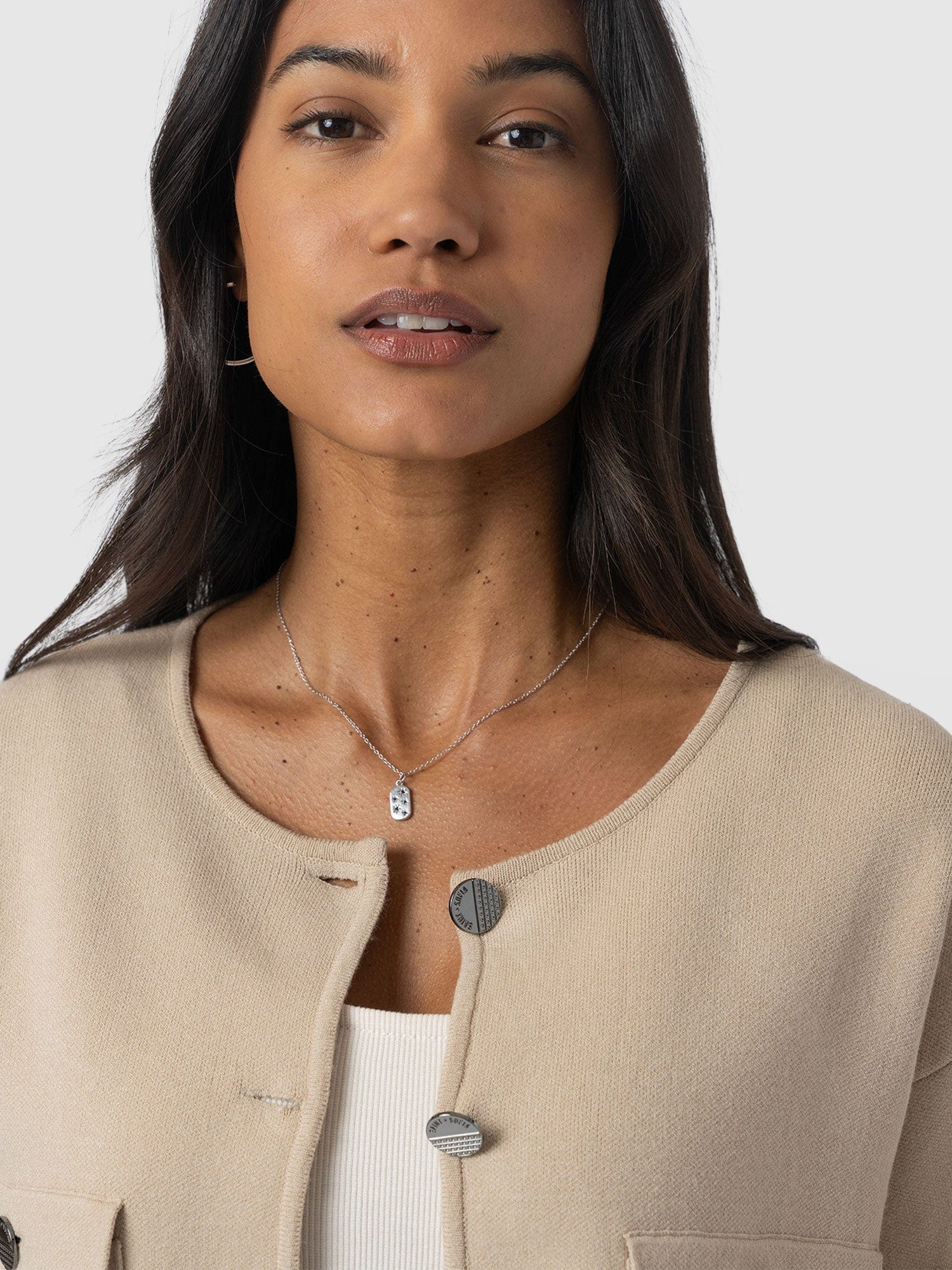 Maeva Knit Jacket - Cream