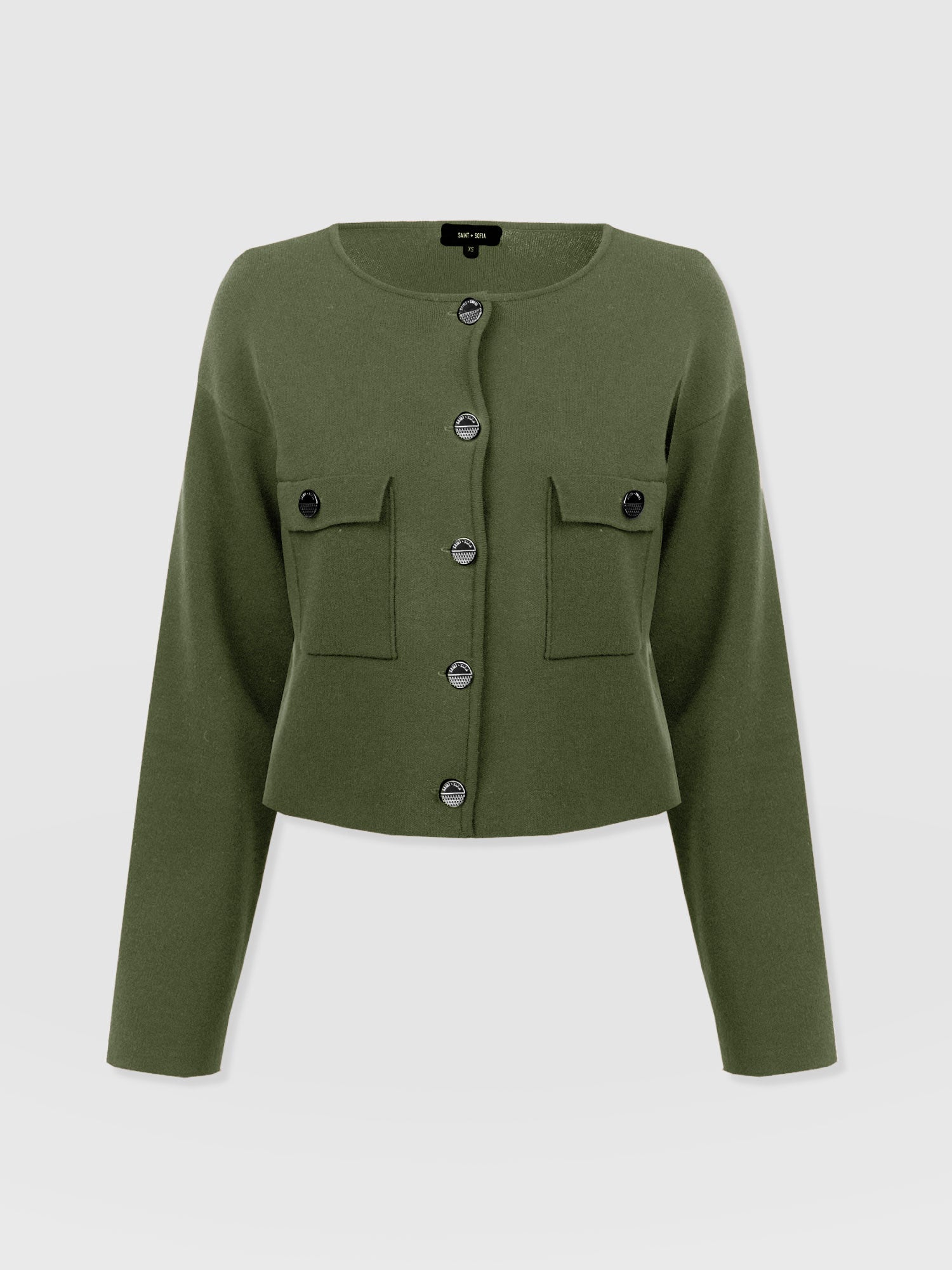 Maeva Knit Jacket - Khaki