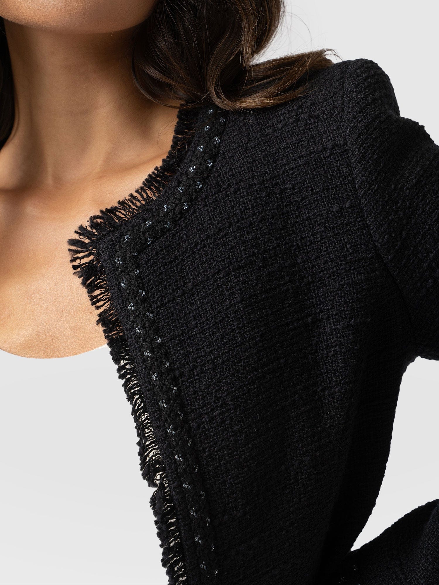 Rayner Jacket - Black Boucle