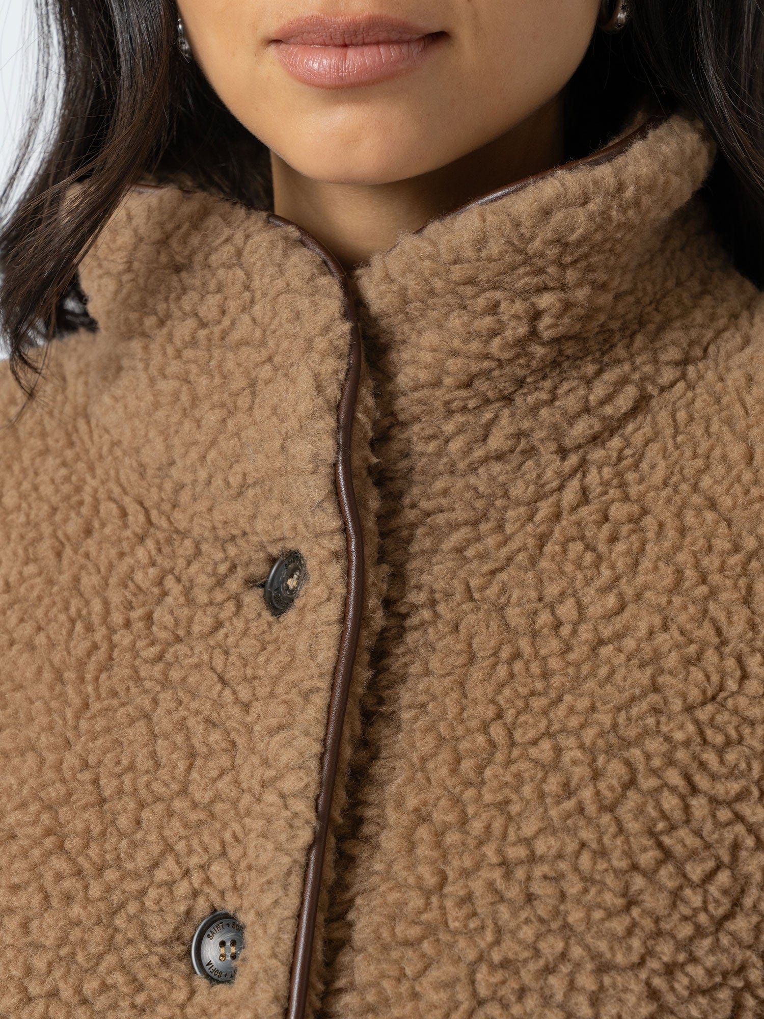 Rumer Teddy Coat - Camel