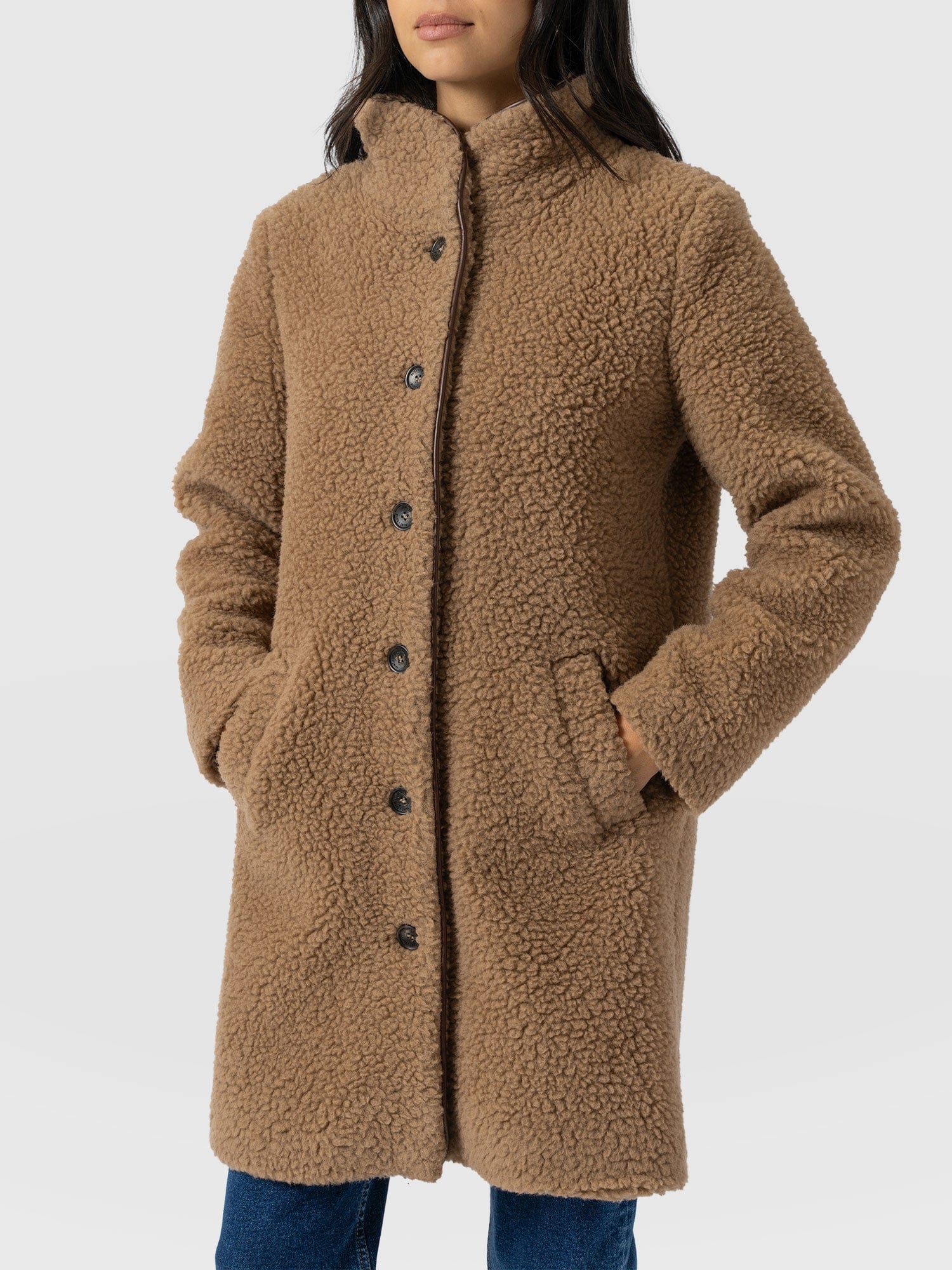 Rumer Teddy Coat - Camel